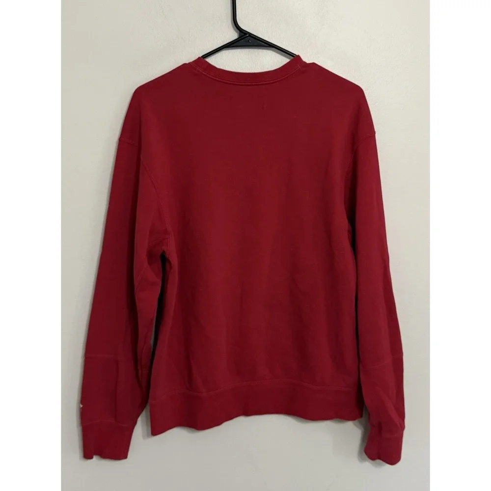 Nike Air Jordan Men's Small Red Jump Man Crew Neck Sweatshirt DA7194-677